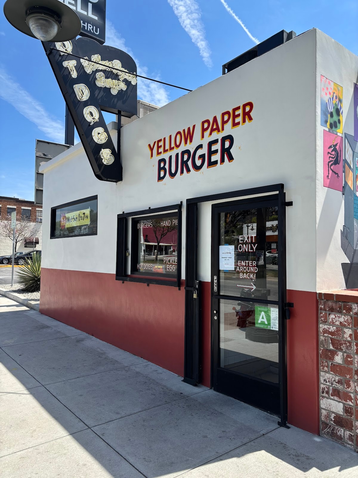 Yellow Paper Burger