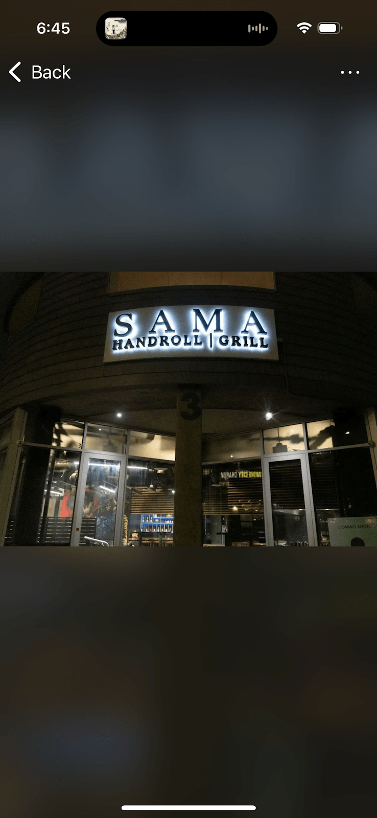 Sama Hand Roll / Grill