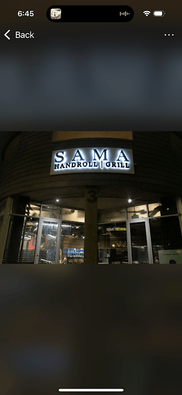 Sama Hand Roll / Grill