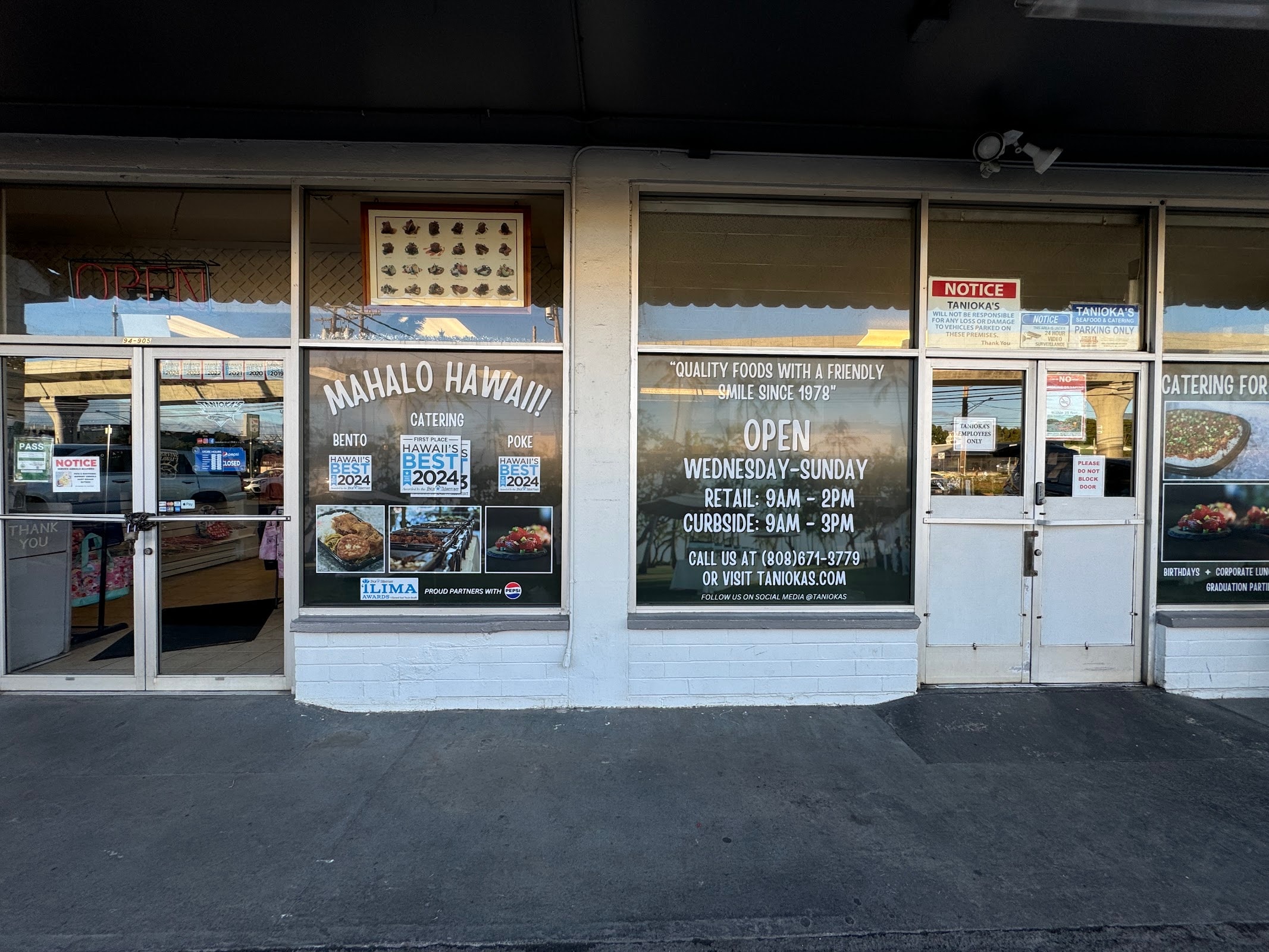Tanioka's Seafoods & Catering