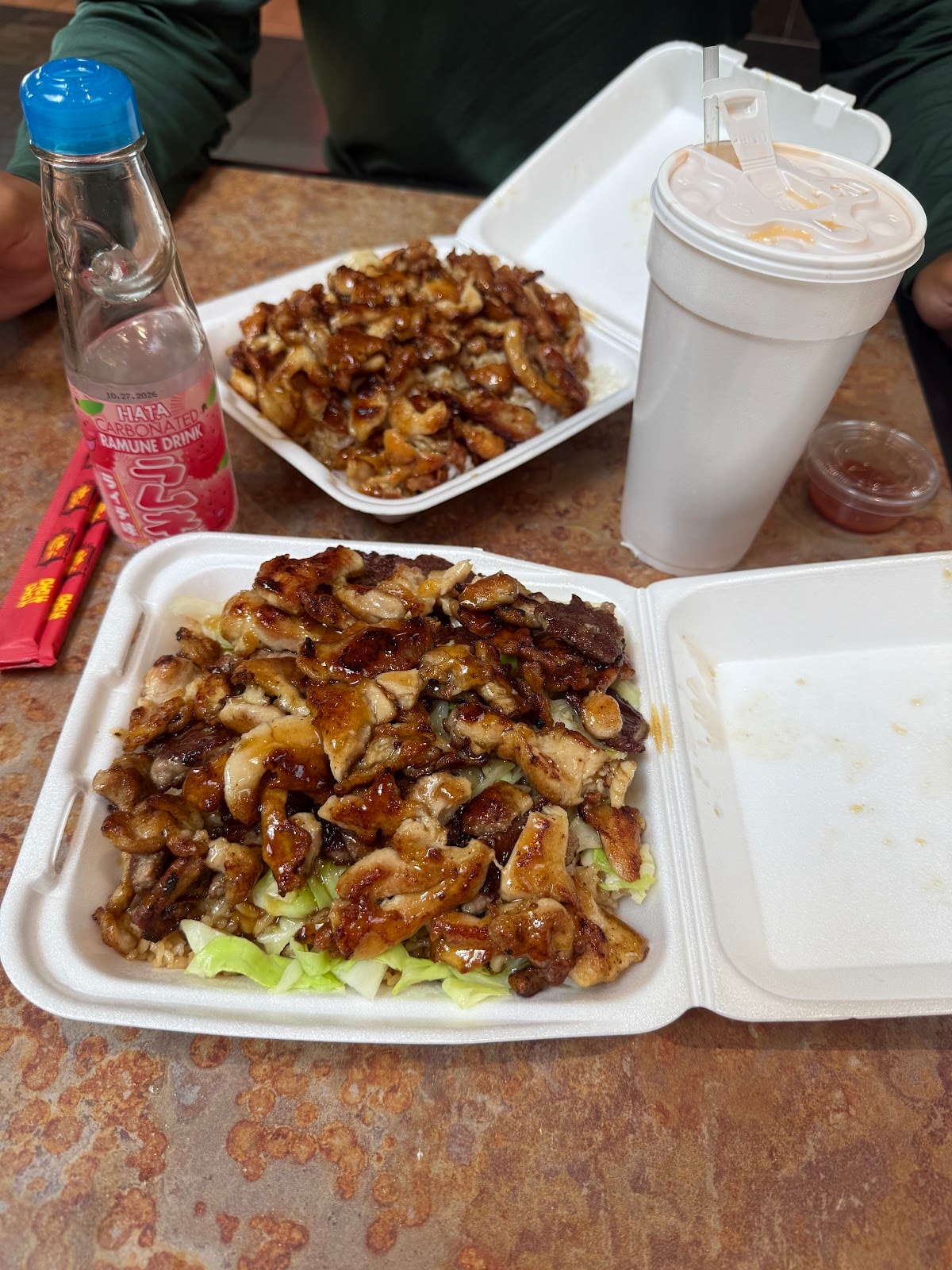 Q one BBQ & Ramen noodles