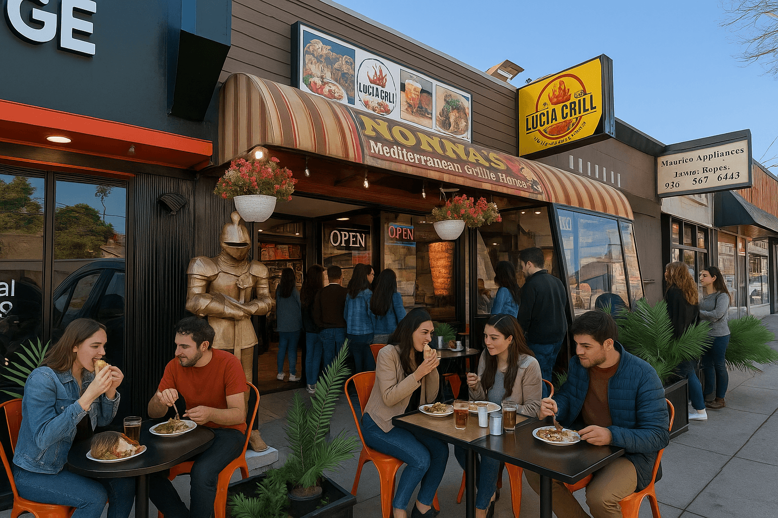 Lucia Mediterranean Grill – Mid-City LA | Shawarma • Falafel • Kebab