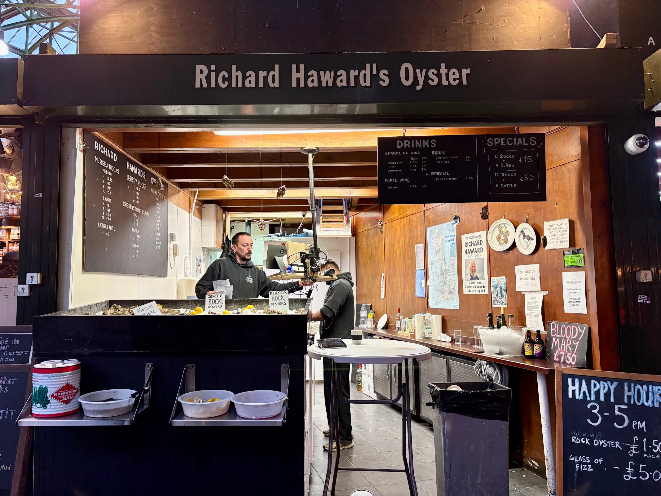 Richard Haward's Oysters
