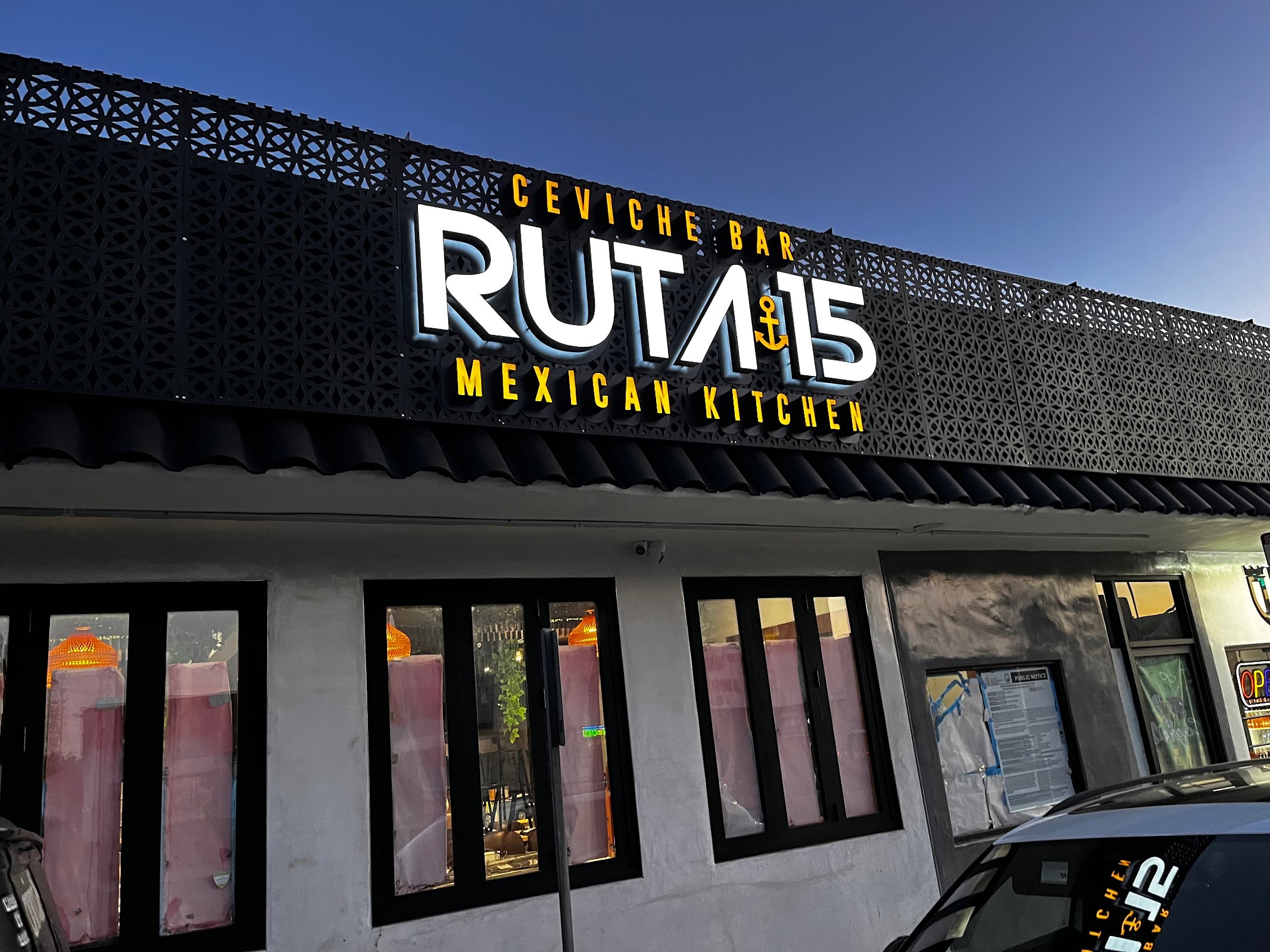 Ruta 15 Ceviche Bar|Mexican Kitchen